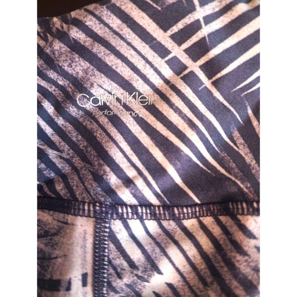 Calvin Klein Performance cropped Leggings Palm print Small - Picture 7 of 8